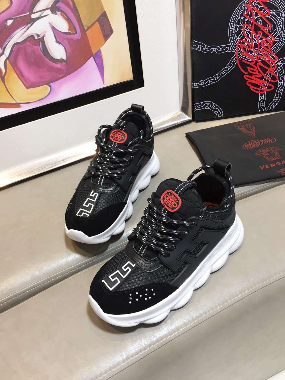 V*ERSACE SNEAKERS BLACK